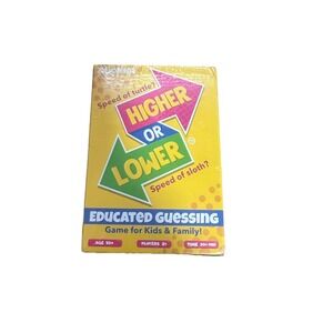 QUOKKA HIGHER or LOWER Card  Family Quiz & Trivia Game Educated Guessing Fun